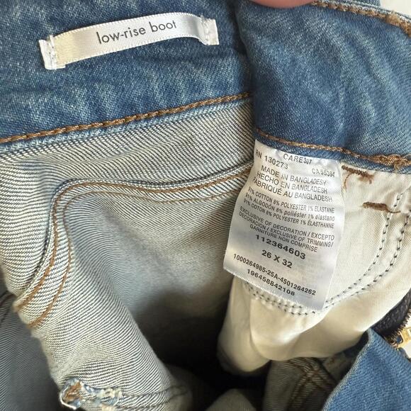 Wrangler Women’s Low Rise Bootcut Jeans 26x32 Medium Wash Stretch Denim - Picture 5 of 5